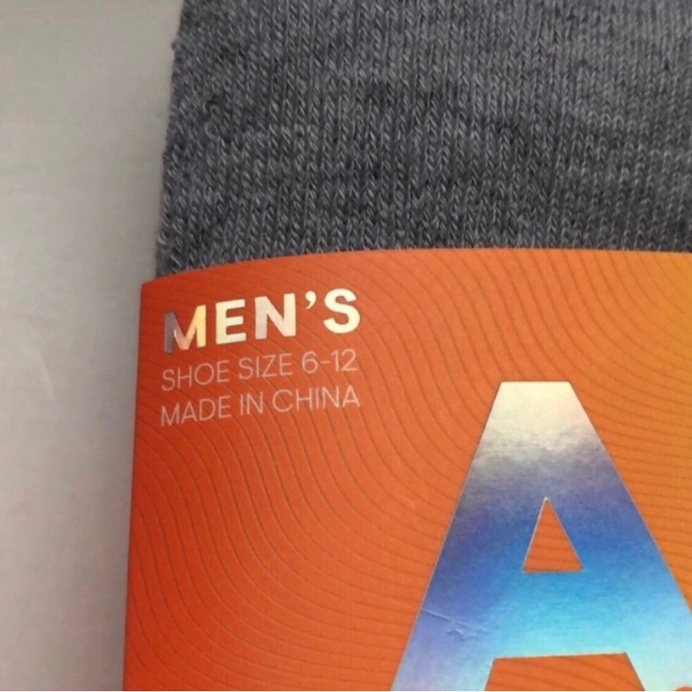 New Socks Aeropostale Package 8 Pairs Mens Gray & White Athletic Low Cut Socks - Picture 6 of 14
